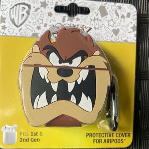 Warner Bros. Taz Brown AirPods Cover,case for AirPods 1&2 genaeration,